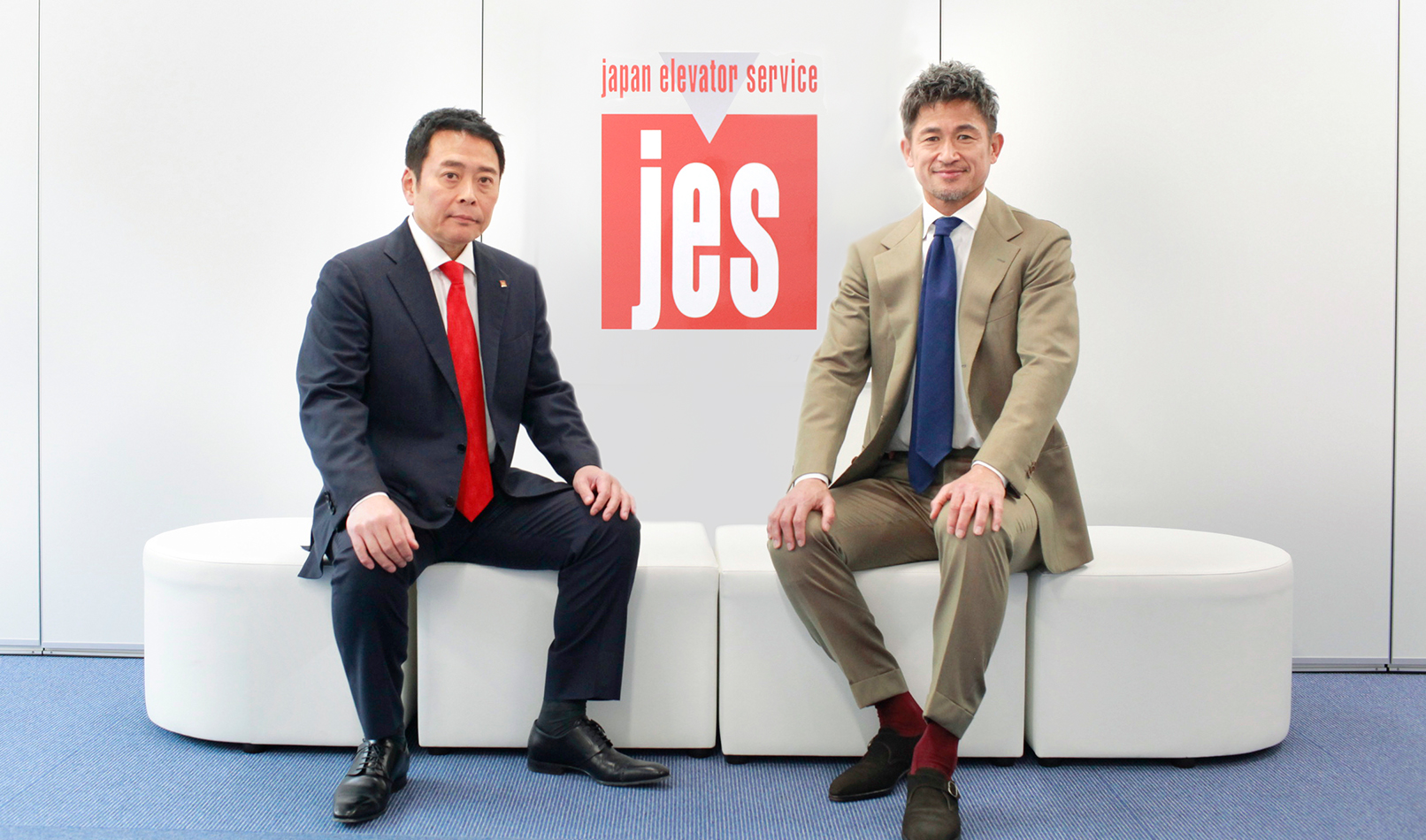 「JES Innovation Center(通称JIC)」にて対談